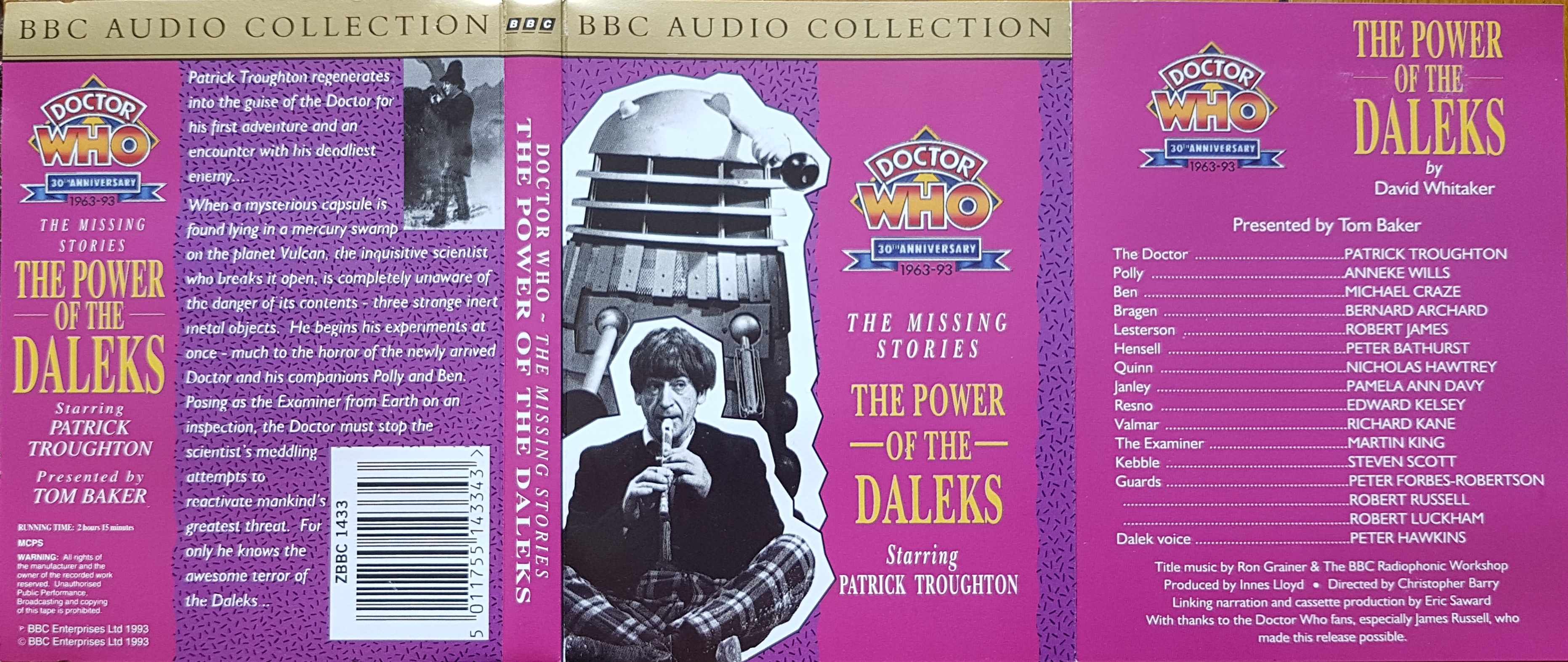 Picture of ZBBC 1433 Doctor Who - Power of the Daleks by artist David Whitaker from the BBC records and Tapes library
